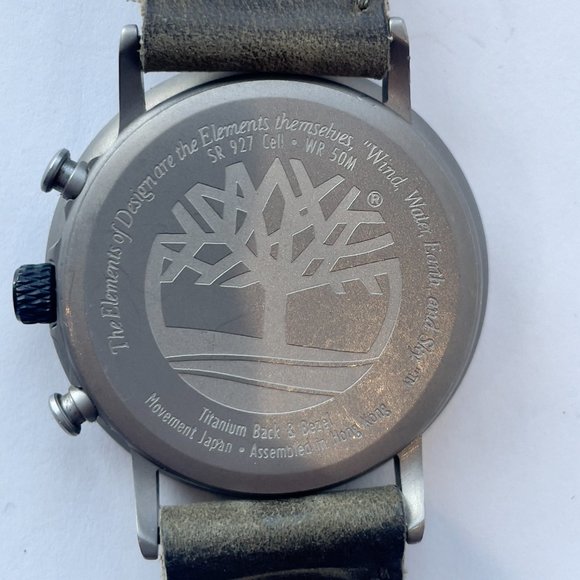 Timberland Titanium 50m Chronograph Watch Strap Made in Italy Japan & Hong Kong - Picture 4 of 7